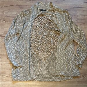 Women’s XXL Casual Express Open-Knit Cardigan